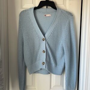 SO Good for Life Light Blue Knit Cardigan - XS (brand new condition)